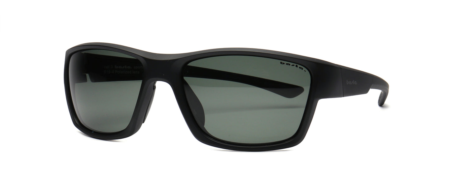 Sportsonnenbrille Frame Brothers Basta Sports Polarisiert 619 Schwarz