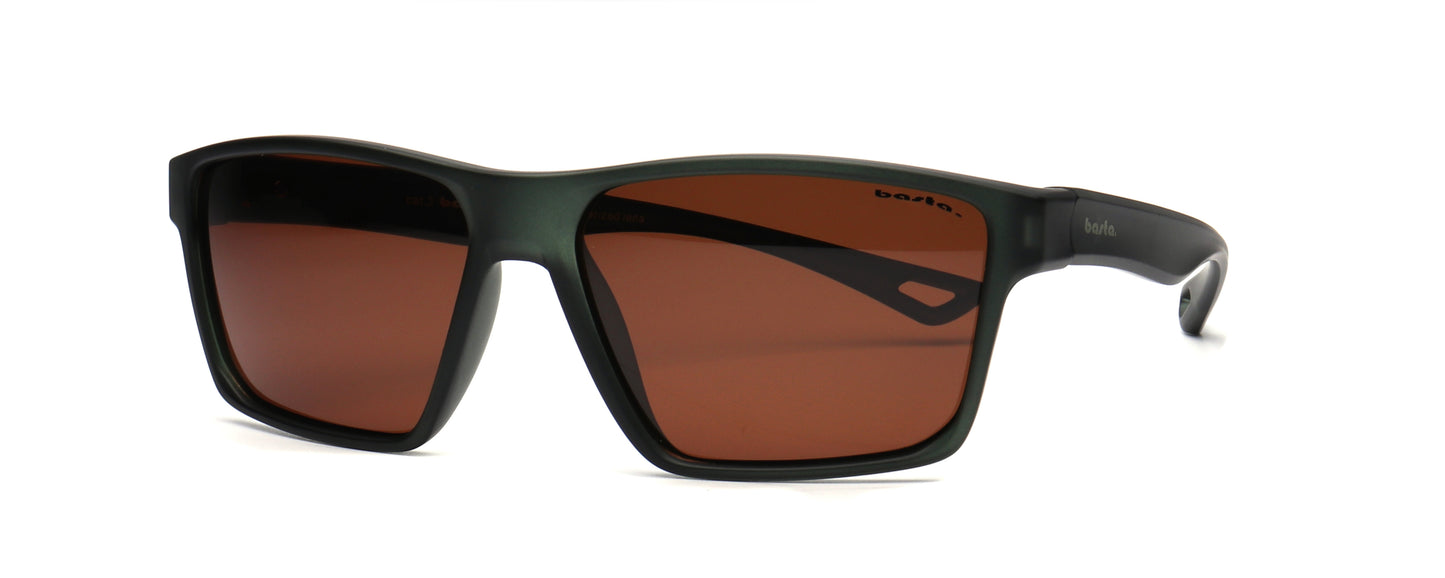 Sportsonnenbrille Frame Brothers mit UV400 Schutz in Grün